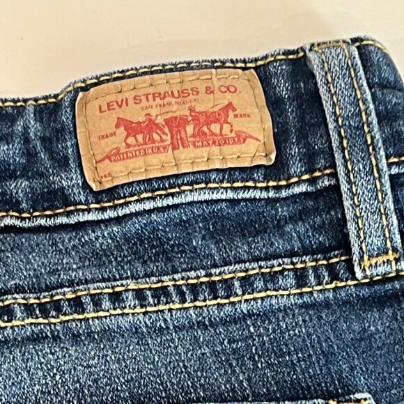 Levi's 418 Super Low Boot Cut Jeans 9 M - Picture 7 of 10